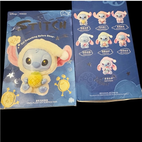 Disney x Miniso Stitch Eat Something Before Sleep blind box